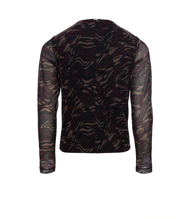 Mesh Top Stormy Zebra