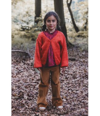 LOOXS Little Wide leg baby corduroy Ocher