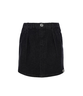 LOOXS Little Black denim bandplooi rokje