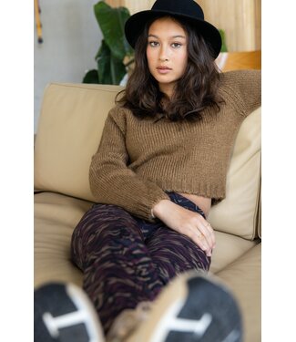 LOOXS 10sixteen Cropped trui Teddy Brown