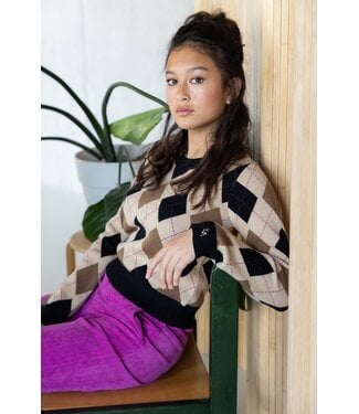 LOOXS 10sixteen Knitted sweater Argyle