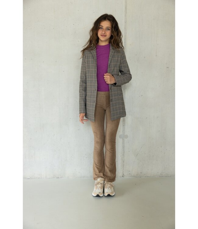 Oversized blazer check