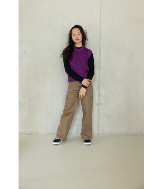LOOXS 10sixteen Knitted spencer Purple