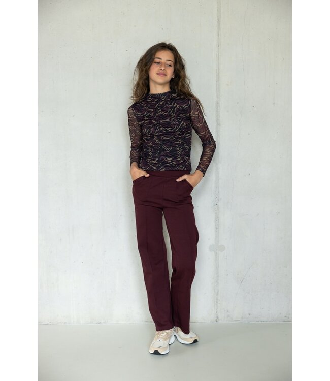 Mesh Top Stormy Zebra