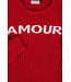Gebreide trui Amour Bright Red