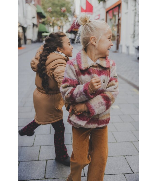 Jacket check coat fabric