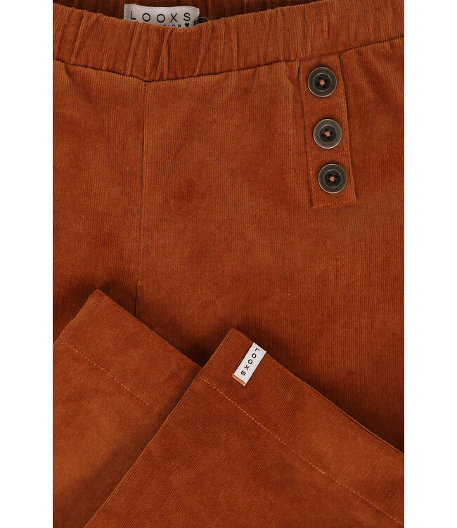 Wide leg baby corduroy Ocher