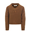 Cropped sweater Teddy Brown