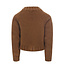 Cropped trui Teddy Brown