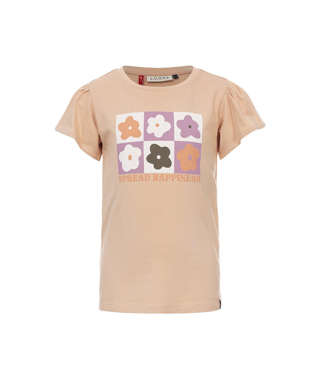 T-shirt Natural Flower print