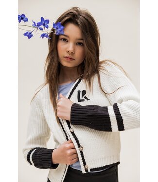 LOOXS 10sixteen Knitted chunky cardigan College look