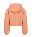 Cropped hooded sweater Papaya
