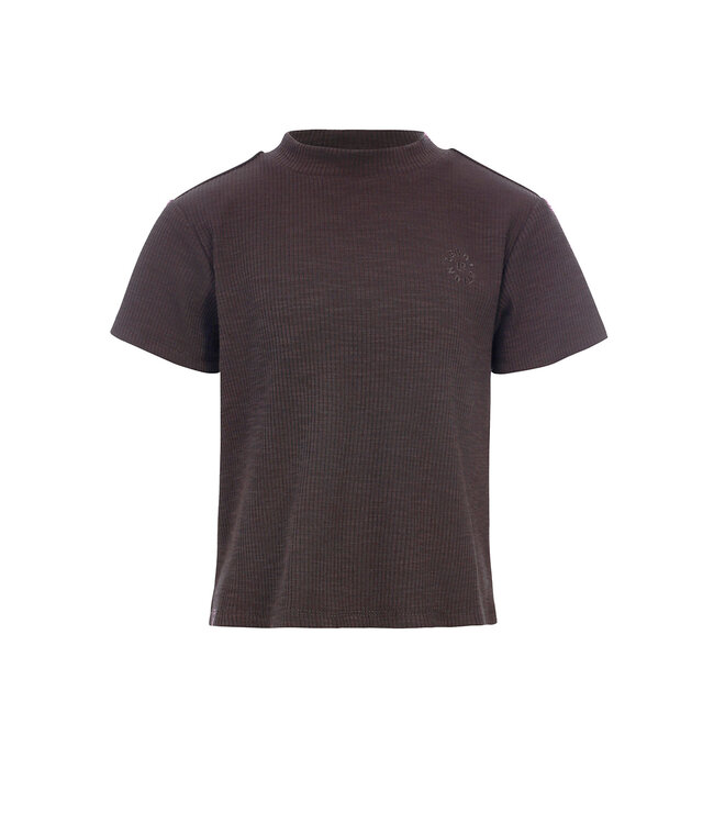 T-shirt slub jersey Antracite