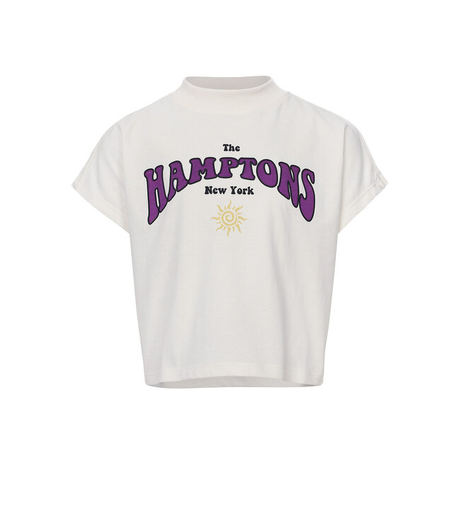 Turtle col tee Offwhite