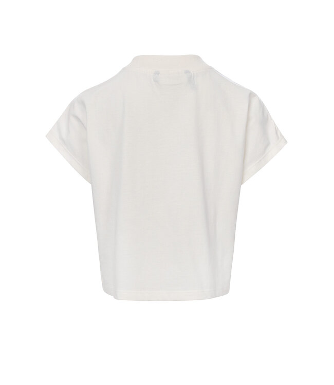 Turtle col tee Offwhite