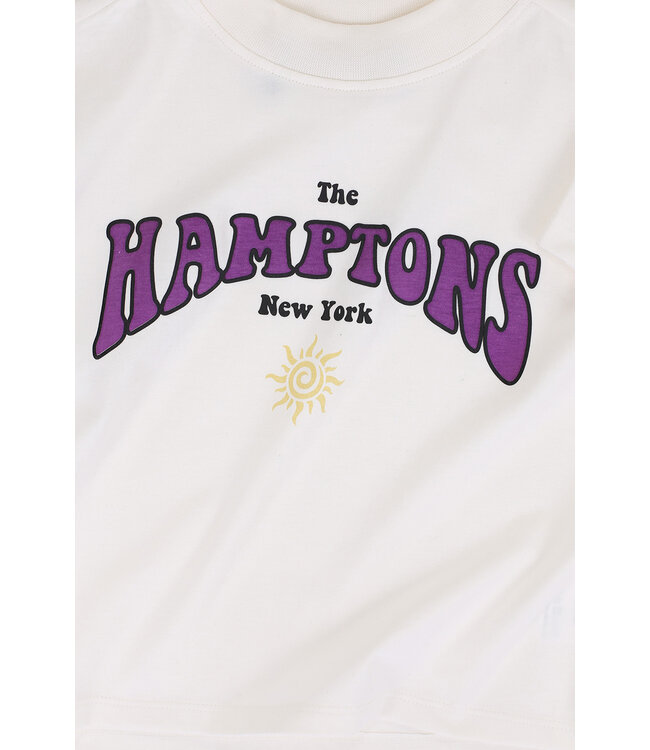 Turtle col tee Offwhite