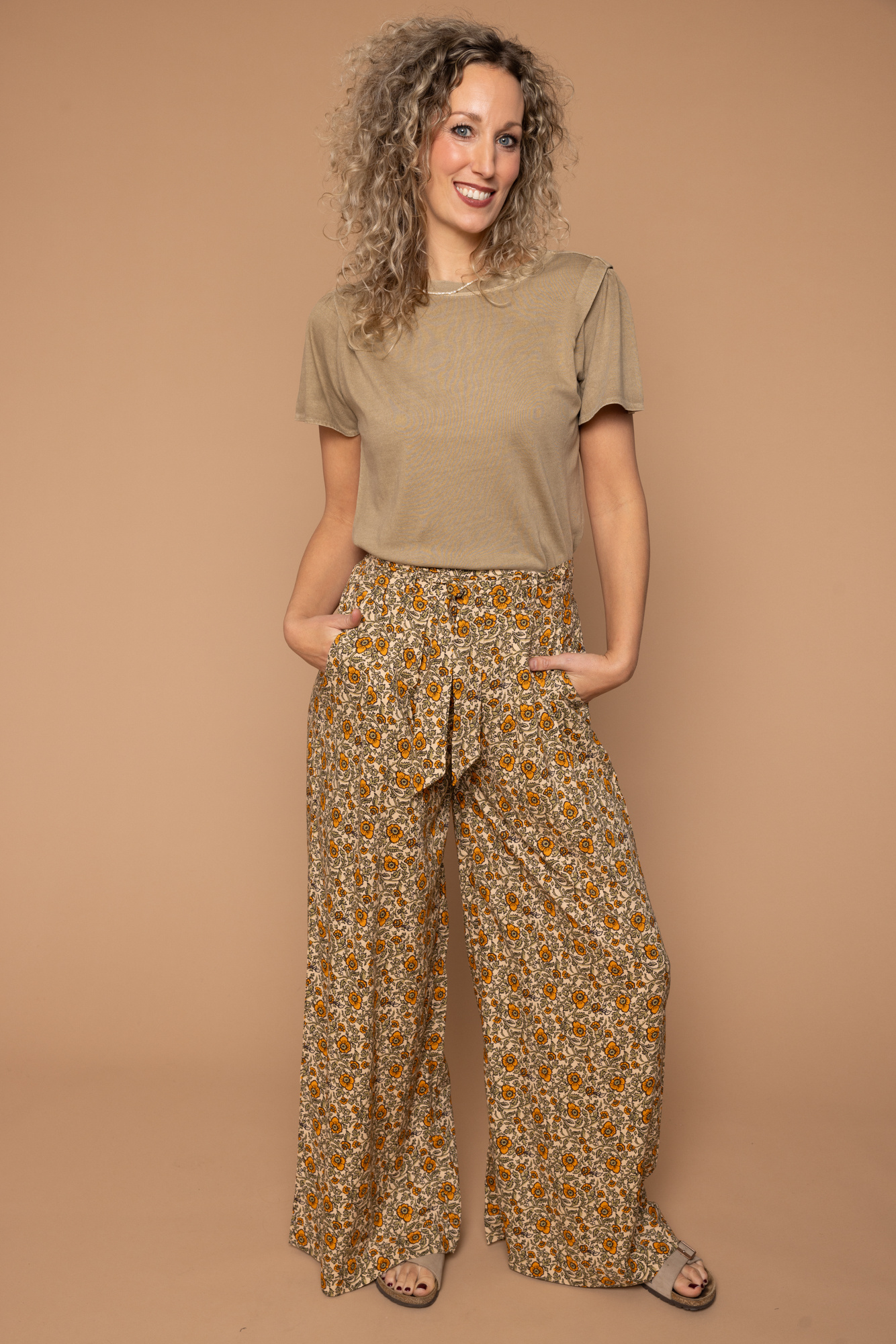 Lusted & Lamb - Relaxed printed linen pants