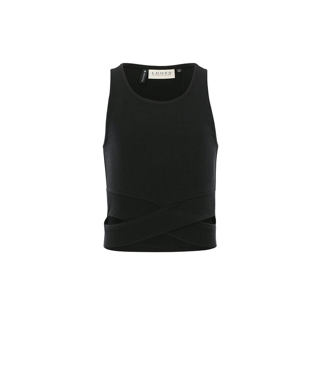 Tanktop black viscose