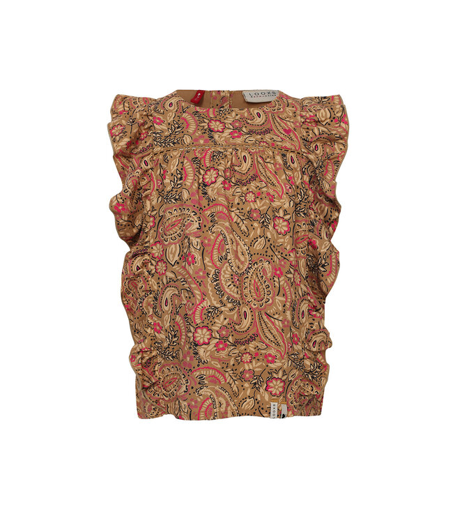 Blouse viscose woven paisley print