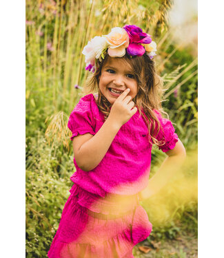 LOOXS Little Blouse Hot Pink