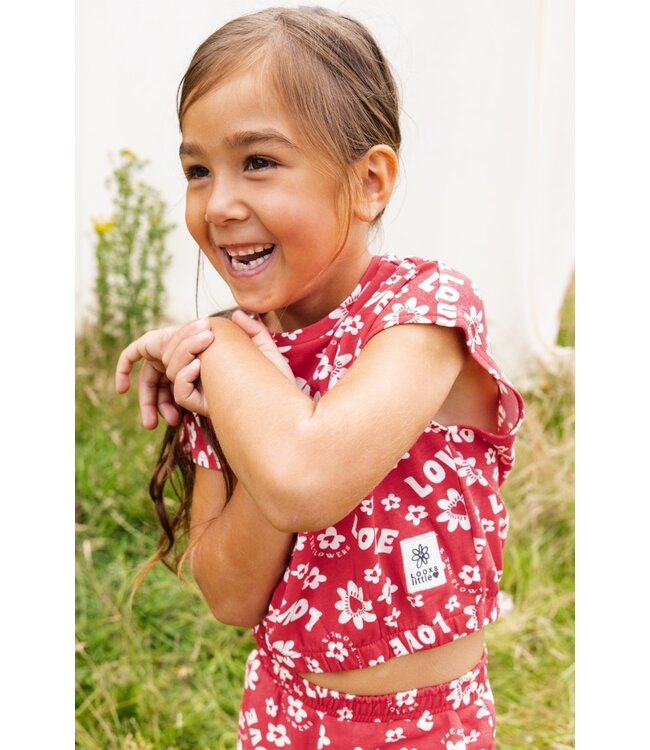 Sleeveless shirt  Red