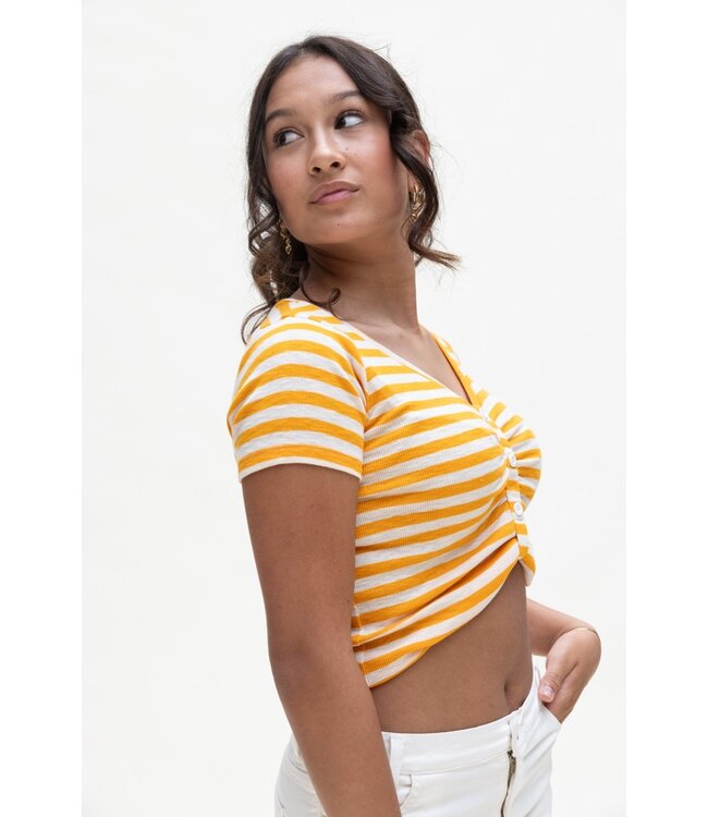 Striped top yellow