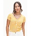 Striped top yellow