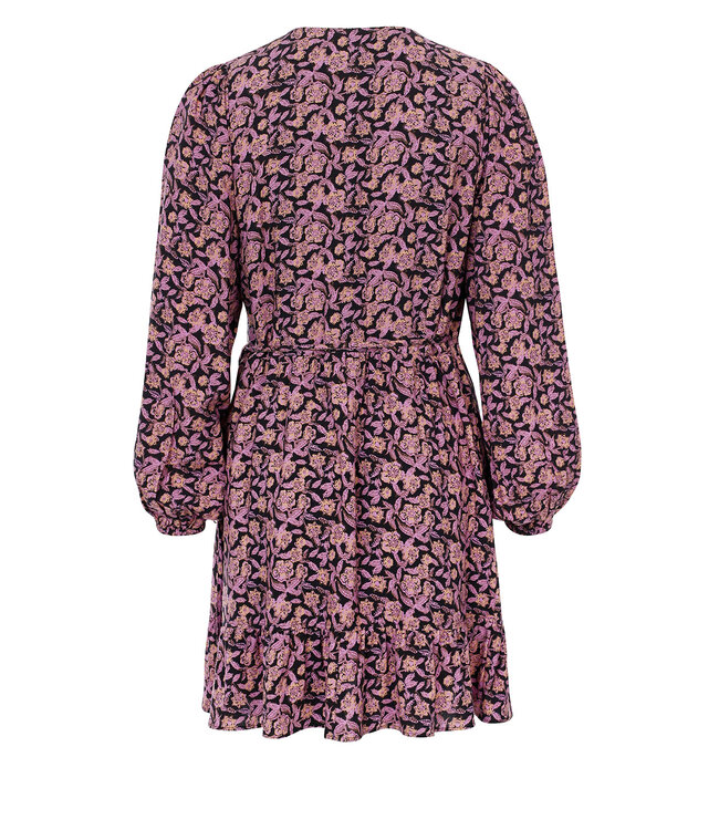 LXS Viscose wrap jurk Autumn Flower