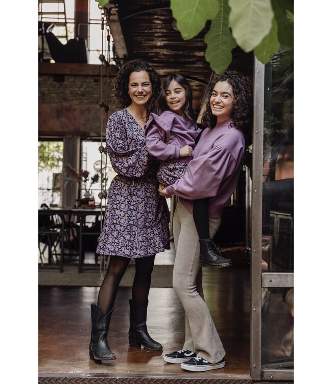 LXS Viscose wrap dress Autumn Flower