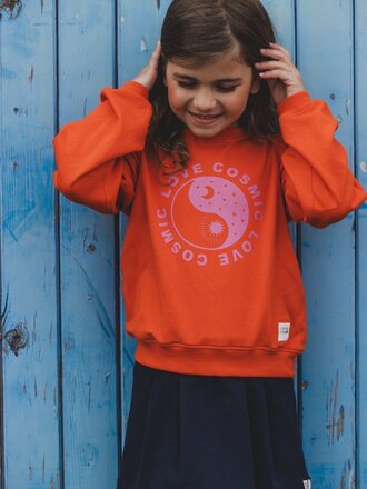 LOOXS Little Sweater Fluo Orange LOOXS Little Sweater Fluo Orange