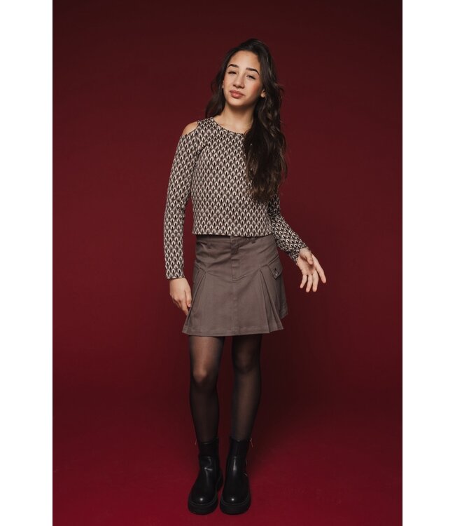 Kort twill rokje Cargo