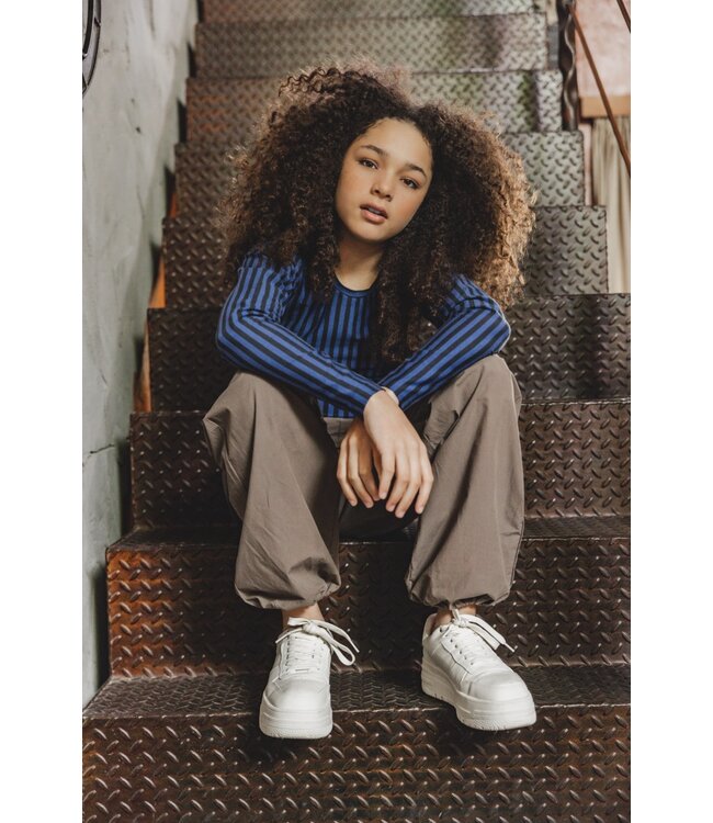 Longsleeve slim-fit Vertical stripe