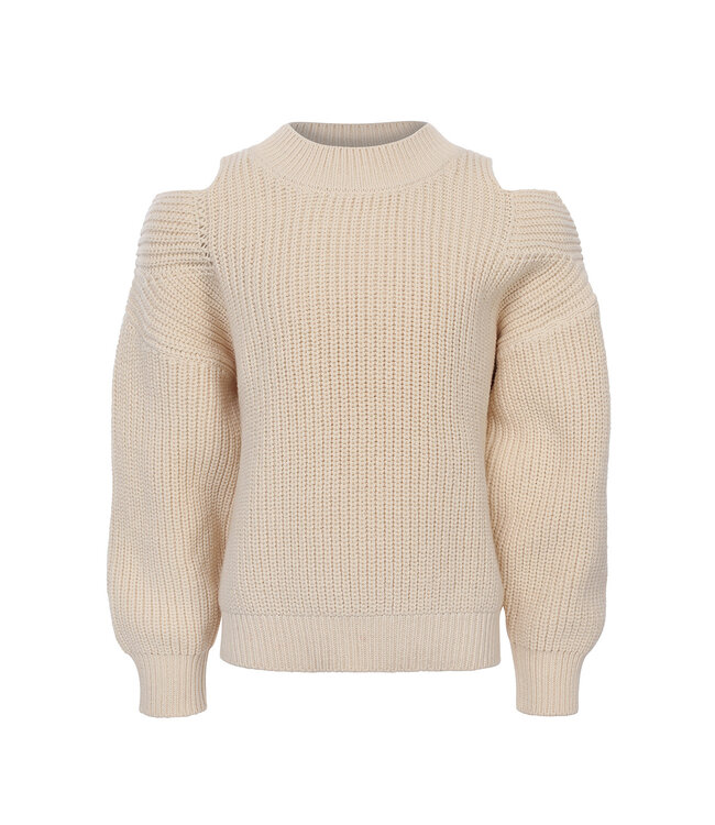 Knitted jumper keyholes