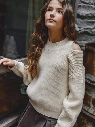 LOOXS 10sixteen Knitted jumper keyholes LOOXS 10sixteen Knitted jumper keyholes