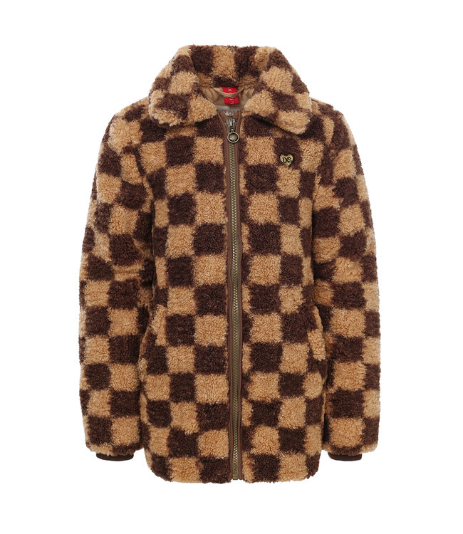 Teddy Check Winterjas