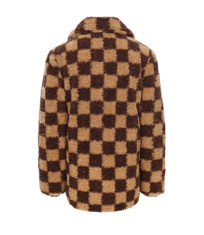Teddy Check Winterjas