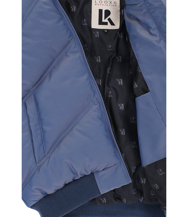 Bomber winter jas gewatteerd Blue
