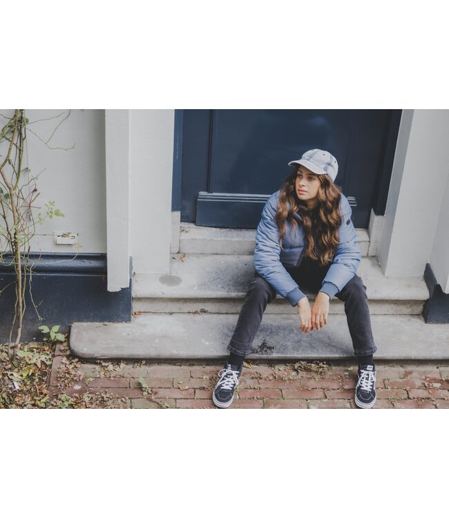 Bomber jacket fake down Blue