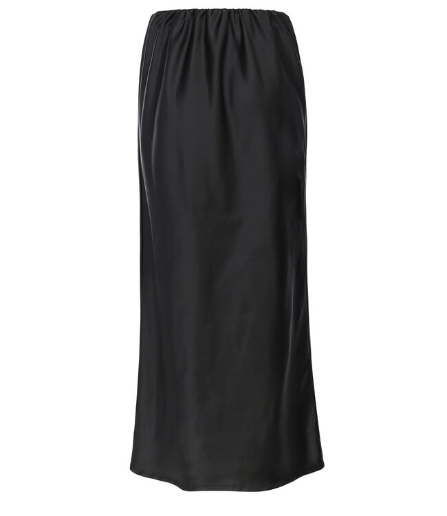 LXS Satijnen Maxi rok Zwart