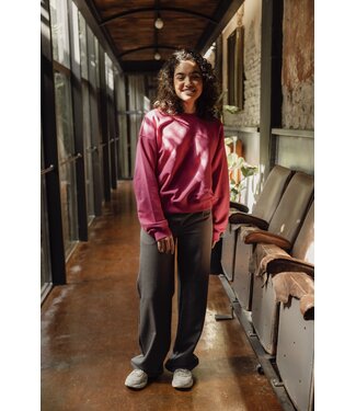 LXS the female concept LXS Wide leg pantalon Grey Melee