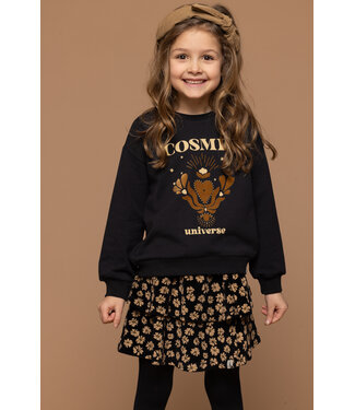 LOOXS Little Sweater Black Cosmic Universe