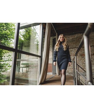 LOOXS 10sixteen Gebreide jurk antraciet