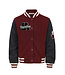 Baseball cardigan Burgundy/Graphite
