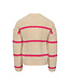 Gebreide trui Pink Stripe