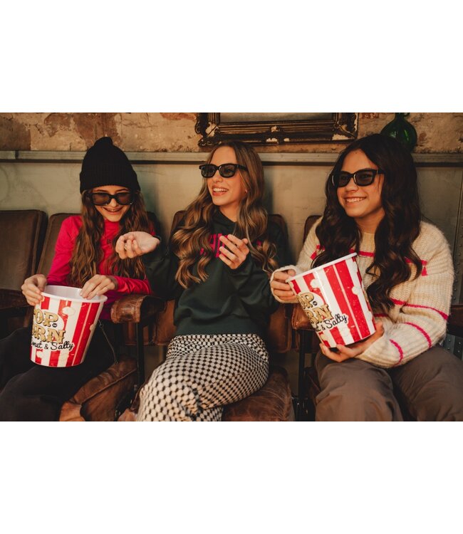 Gebreide trui Pink Stripe