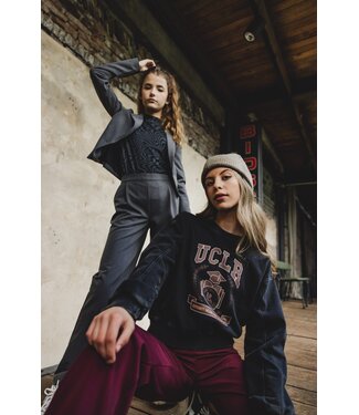 LOOXS 10sixteen Sweater Black University print