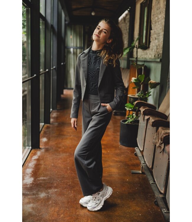 Cropped blazer Grey Melee