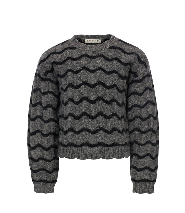 Gebreide trui Wave Stripe