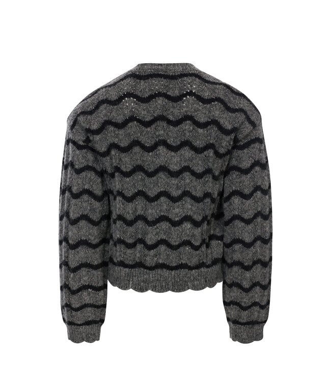 Knitted pullover Wave Stripe