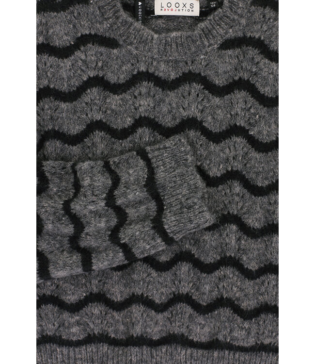 Gebreide trui Wave Stripe